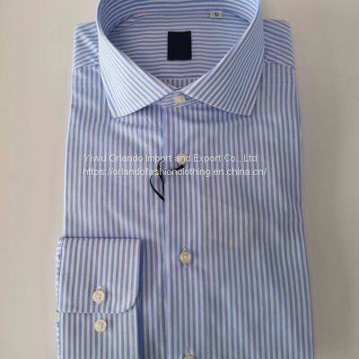 100%cotton Yarn Dyed Men's Dress Shirts photo-3