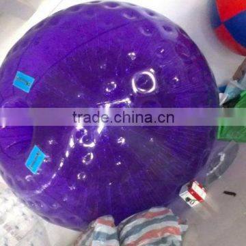 1.0mm TPU/PVC high quality purple color inflatable zorb ball in Germany