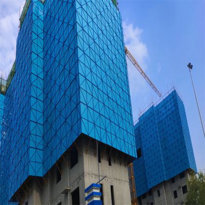 Production and wholesale of scaffolding, construction sites, punching and spraying of plastic climbing nets