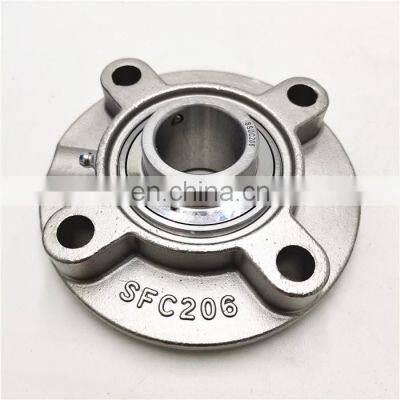 Stainless steel pillow block ball bearing housing SSUCFC205 SFC205 SUCFC205-16 SUCFC205-15 SUCFC205-14 SUCFC205