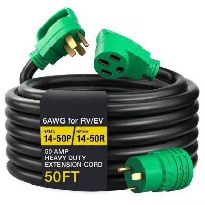 50A, 125V/250V STOOW  RV Extension Cords