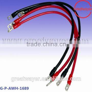 4AWG 25.1mm2 Copper Tube Terminals Custom Battery Cable
