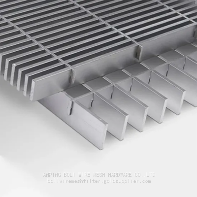 HOT DIP Galvanized Steel Grating for Construction Building Outdoor Walkway Floor Customized size