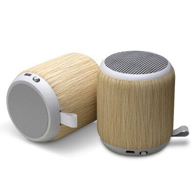 Wooden Wireless Bluetooth Speaker HIFI Stereo Bass Home Theater Subwoofer mini Bluetooth Speaker