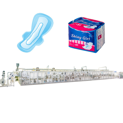 Used Full servo Sanitary Pad Making Machine Full Servo Sanitary Napkin Machine Pad Production Line