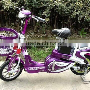 Beautiful City Electric Bike With Pedals