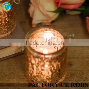 Hanging Embossed Glass Votive/Candle Holder For Home Decration photo-5