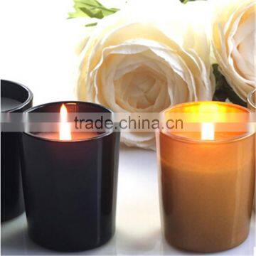 bell shaped glass votive holder with candle wax cheap