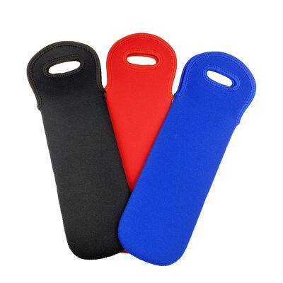 Single Bottle Tote Cooler Bag Waterproof Protector Neoprene Wine Glass Carrier Sleeve