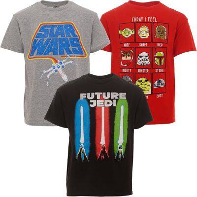 STAR WARS The Mandalorian Darth Vader Chewbacca Stormtrooper 3 Pack T-Shirts Infant to Big Kid