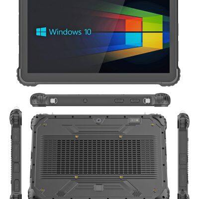 HR1260i5 Cheapest Factory 12.6'' Intel I5 16GB+256GB Rugged Tablet PC With NFC 2D Barcode UHF RFID 4G LTE Docking Station Aviation Plug photo-5