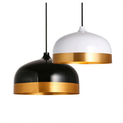 CE E27 Золотые, черные и белые металлические подвесные лампы промышленного стиля для отелей