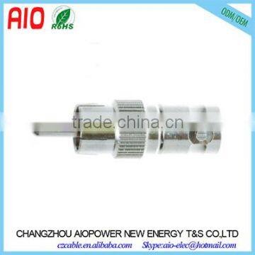 Straight Brass Coaxial Adapter BNC Female to RCA Male BNC to RCA photo-2
