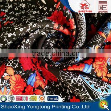 printed spun rayon fabric from china yongtong printing