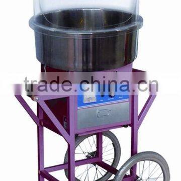 ZY-MJ500 electric cotton candy machine floss with cart