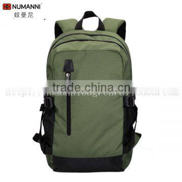 fashion personal green design waterproof durable nylon promotional backpack