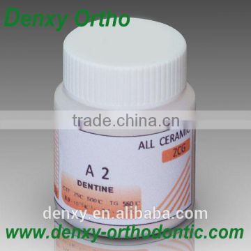 Dental Zirconia Porcelain Crown, dentine metal alloy suitable ceramic powder