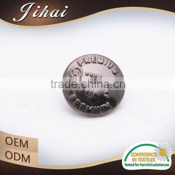 China Textile Metal Button Snap For Leather