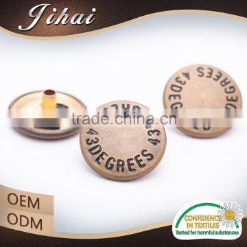 Hot Selling Custom Logo Press Metal Snap Button photo-2