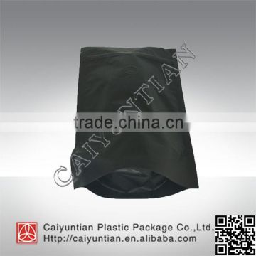 custom 250g matte finish coffee stand up packaging bags