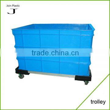 Heavy Duty Plastic Rolling Pallet Carrier