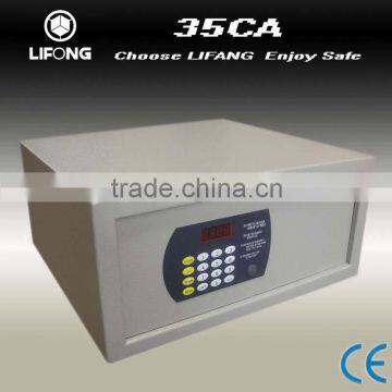 Hotel safe with electronic code and master key