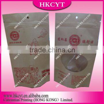 Medical Use and Zipper Top Sealing Stand Up Paper Packing Bag