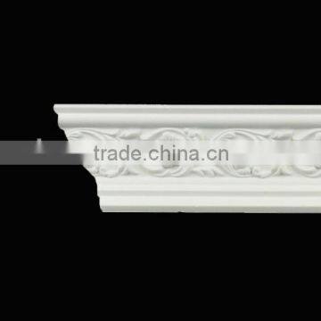 European- style Architectural Decorative PU Carving Cornice Mouldings