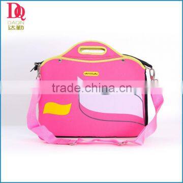 2014 Fabulous Pink Color Design Neoprene Carry Case with Simple Printing,Custom Design