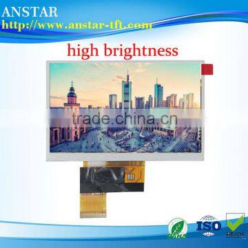 2016 5 inch TFT panel 650nits 40pin long time supply