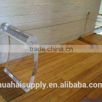 High transparent acrylic office long sofa used for rest