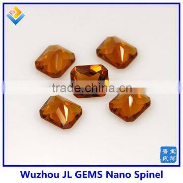 Wholesale Octagon cut Yellow Citrine Nano Spinel