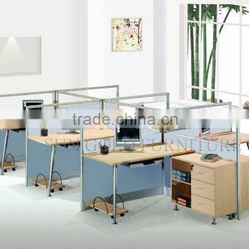 Hot Selling Customized Elegant Office 4 Seater Workstation(SZ-WS316) photo-2
