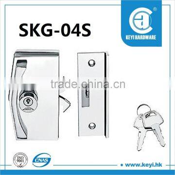 SKG-04S South America Single Swinging Glass Door Lock With Keys