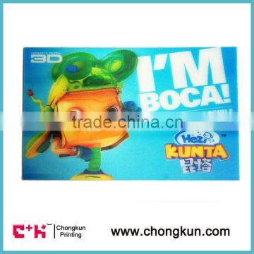Exquisite cartoon 3d poster card