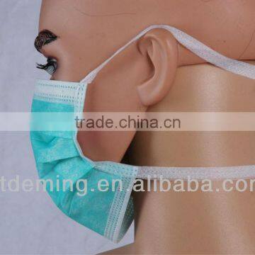 Disposable 3ply strip tie Face Mask 99% BFE