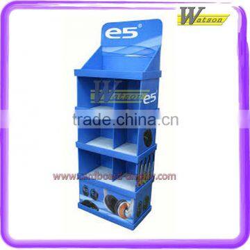 Promotion Compartment Paper Floor Supermarket Display Stand photo-6