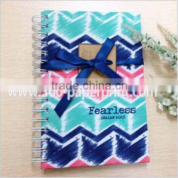Cloth Cover Recycled College Ruled Notebook Factory Price photo-2