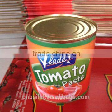 800g tomato paste28-30% brix double concentration