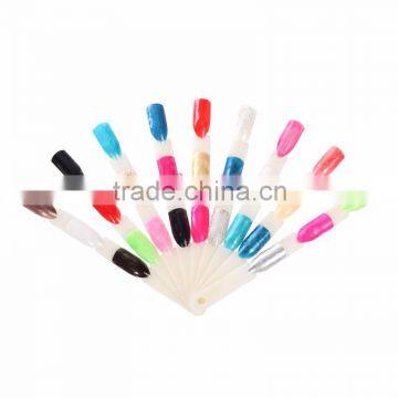 2016 new nail art color display tool plastic 150 colors natural clear 50tips nail color chart