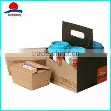 Cheap Price Foldable Kraft Coffee Box With Handle