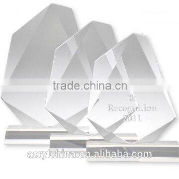 custom new design clear acrylic awards and trophies