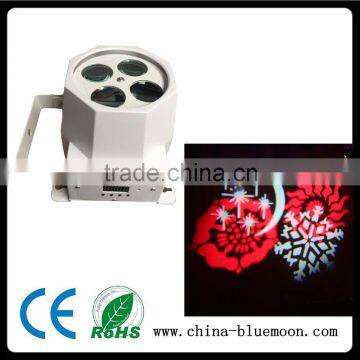 4 Gobos RGBW Mini LED Disco Light