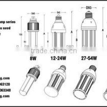 Hot Sale 360 Degree Shenzhen Led Horizontal Plug Lamp E26 E27 G24 Base Waterproof Led Corn Lamp photo-6