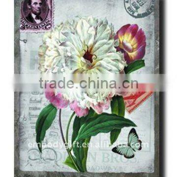 decorative home items flower picture canvas painting for home and garden decoration