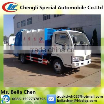 95hp, Euro 3 emission, 4CBM DONGFENG small garbage truck