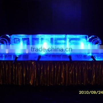 GH-IS023 clear acrylic led acrylic ice sculpture