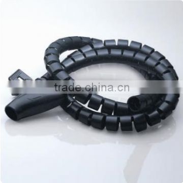 PE Plastic White Black Spiral Wrapping Bands with Clamp 15A