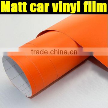 matt car vinyl film 1.52*30m orange color