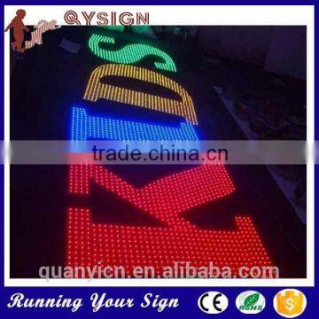 Modern design illuminated punching letter signs board signs